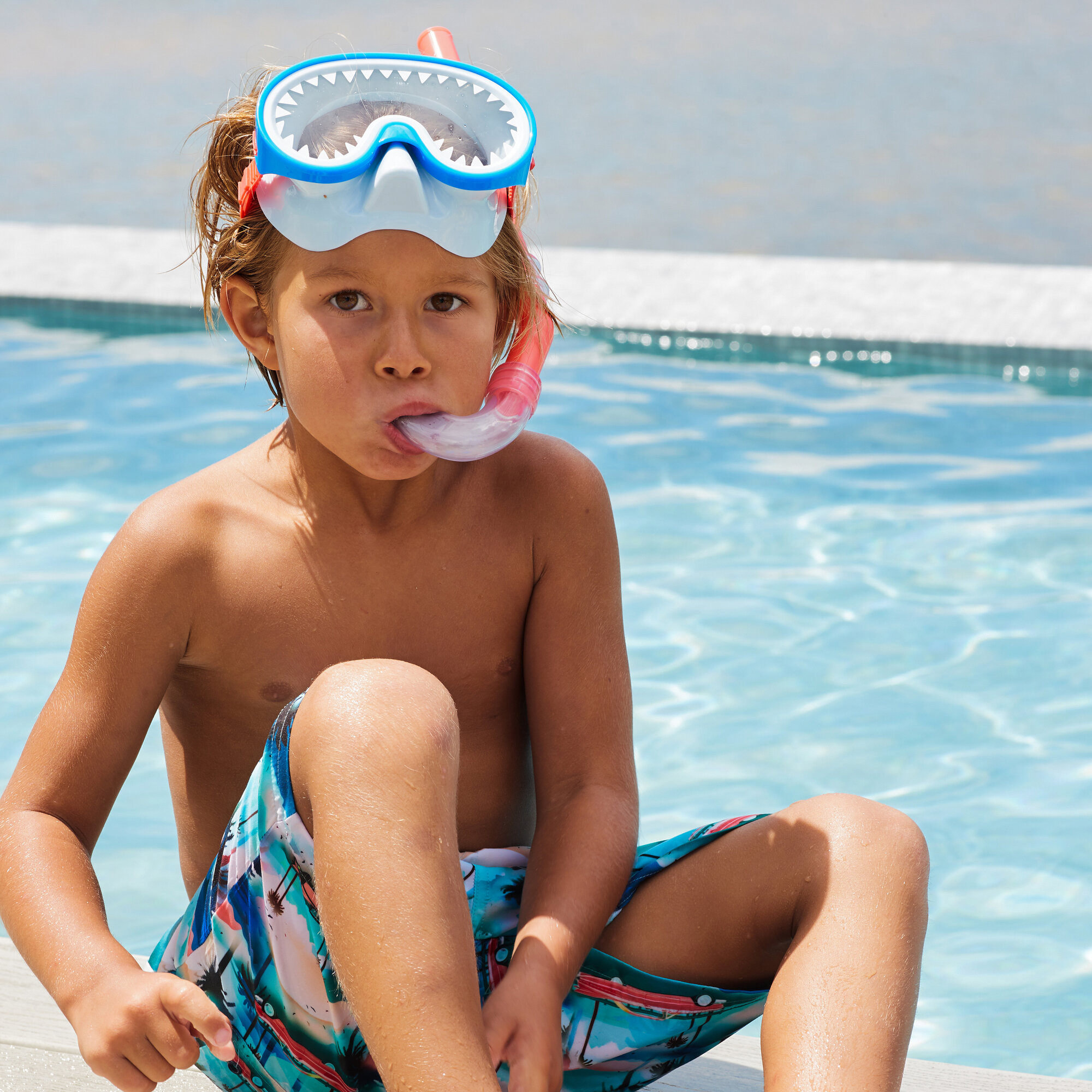 Coconut Grove by Sunnylife Kids Snorkel Set Shark photo 3
