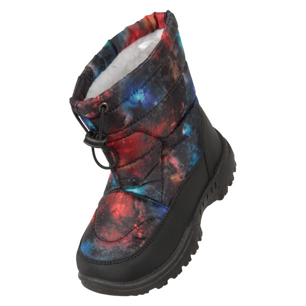 Mountain Warehouse - Botas para Nieve Caribou Adaptive Diseño Teñida con Nudos Bebé (Negro Azabache)