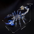 thumbnail image 2 of Maqueta metálica 3D FILASLFT Mechanical Scorpion King Blue, 2 of 7