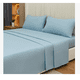 thumbnail image 2 of Juego De Sábanas Queen Size Color Azul claro, 2 of 4