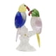 thumbnail image 2 of Estatua de loro de cristal, figura de pájaro, escultura, modelo animal, adorno colorido para Rosado, 2 of 9
