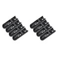 thumbnail image 1 of Eigraketly Accesorio de guitarra Diseño único Pieza de repuesto resistente Puentes resistentes al desgaste Sillines Niños Principiantes Negro 4 unids/set Negro 4 piezas/juego 2piezas Eigraketly CBP440846, 1 of 6