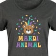 thumbnail image 3 of Instant Message - Mardi Animal Bear - Women's Any Way Dress, 3 of 6