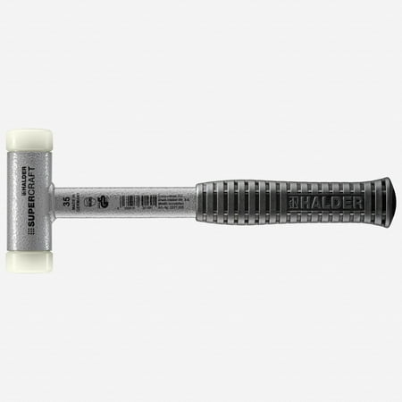 UPC: 4030618301691 | Halder Supercraft Dead Blow Non-Rebounding Hammer with Nylon Face Inserts and Steel Housing 1.38 / 24.34 oz.