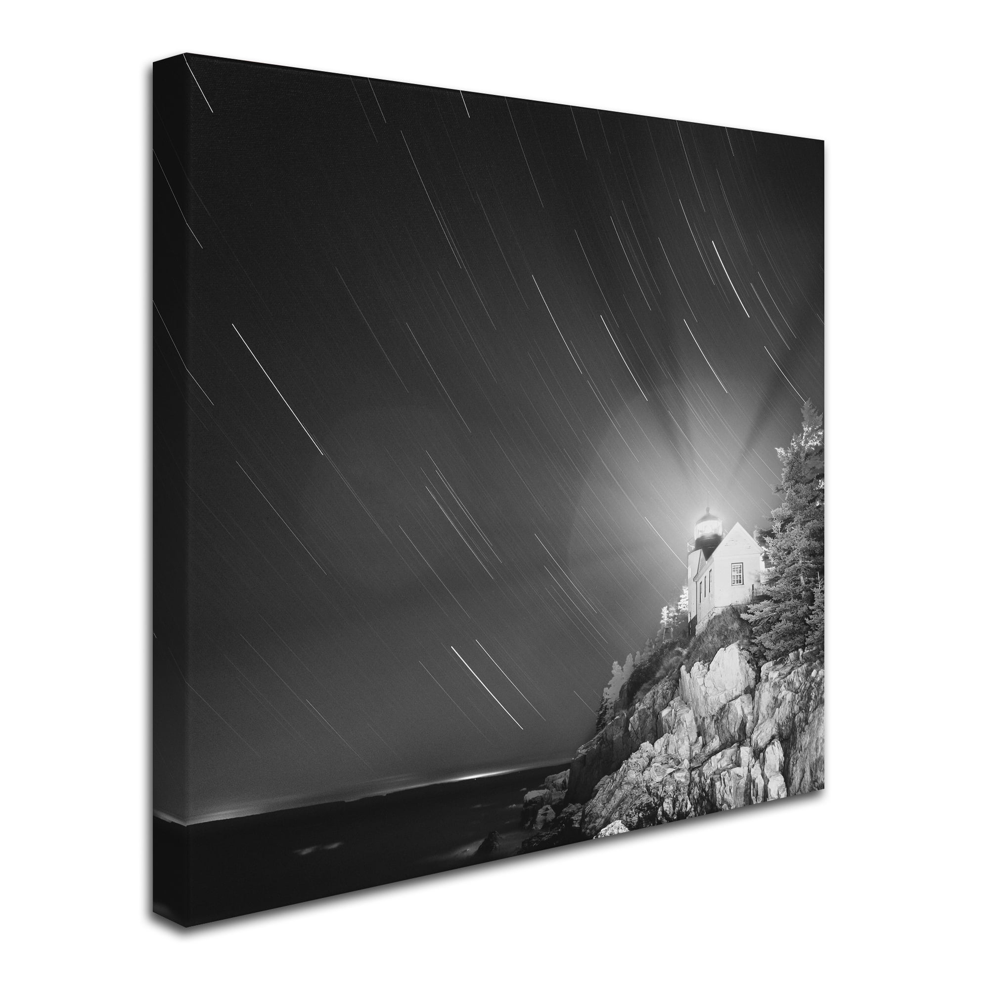 Moises Levy 'Bass Harbor Sky' Canvas Art