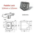 thumbnail image 5 of Stainless Steel RV Yacht Door Lock Door Lock Latch For Boat RV Camper Vehicles Panel Latch caravan accessories ,Durable Material, 5 of 5