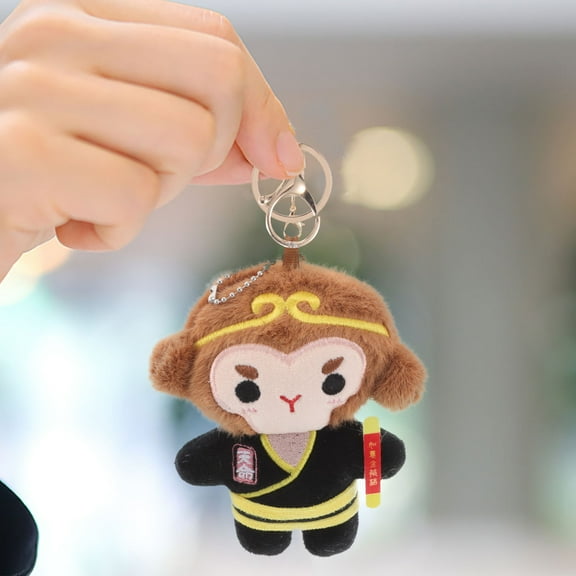 HOOWIFFY Small Plush Toy Keychain, Soft Cloth Figure for Home Decor, 1 Set