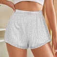 thumbnail image 3 of Women's Originals Shorts, Jersey Sports Shorts, Gym Shorts For Women, Black Dots, 4XL, Plus Size Available, 3 of 5