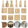 thumbnail image 6 of Solid European Style Accessories Vintage Wood Carved Home Decor Cabinet Seat Feets Furniture Foot Legs 9, 6 of 8