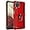 Red, variant on Grade Drop Impact for Samsung Galaxy A12 Case Galaxy A12 5G Case 360 Metal Rotating Ring Kickstand Holder Heavy Duty Shockproof Case for Galaxy A12 5G Phone Case (Red)