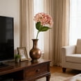 thumbnail image 6 of 18.5 inch Lifelike Artificial Hydrangea Large Real Touch Flowers Artificial Flowers Dry Flowers Outdoor Wedding Christmas Office Family Party Living Room Table Decoration （Khaki）, 6 of 6
