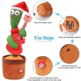 thumbnail image 3 of Dancing Cactus Doll Canto Electrónico Y Baile Cactus De Peluche Cactus Divertido Juguetes Educativos Para Niños Cateissary FN007975-01, 3 of 6