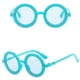 thumbnail image 2 of Gafas de sol hippie redondas Gafas de sol círculo pequeño (azul) Sincero Electrónica, 2 of 5