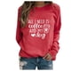 thumbnail image 1 of Gibobby Sudadera oversize mujer Sudaderas de Navidad para mujer cuello redondo manga larga blusa de gran tamaño(Rojo,G), 1 of 3