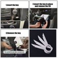 thumbnail image 5 of Car Radio Stereo Removal Extractor Key Release Pin Head Unit Audio Install Tools for VW Audi Ford Mercedes Benz Skoda Parts 4pcs, 5 of 5