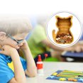 thumbnail image 3 of ZAXARRA Wooden Animal Piggy Bank, Large Enough Coin Saving Money Box, 3 of 6