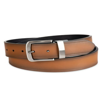 Genuine Dickies Men's Two-In-One Reversible Belt With Big & Tall Sizes