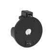 thumbnail image 4 of Unique Bargains 6 Pcs 2 Terminals Round Horizontal Coin Button Battery Holder Black for CR2032, 4 of 4