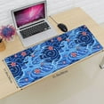 thumbnail image 2 of Japanese Wave Cherry Blossom Blue XXL XL Large Gaming Mouse Pad for Desk, Non-Slip Long Extended Keyboard Pads Mousepad Rubber Table Mat 31.5 X 11.8 Inch, 2 of 7
