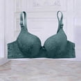 thumbnail image 2 of HVOBTTY Women's Bra Solid Color Underwire Gathered Comfortable Breathable Daily Wear, L, 2 of 5