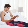 thumbnail image 5 of Sikiie Rock Skull Guitarist Pajama Pants Men, PJ Bottoms, Sleep & Lounge Pants-Small, 5 of 6