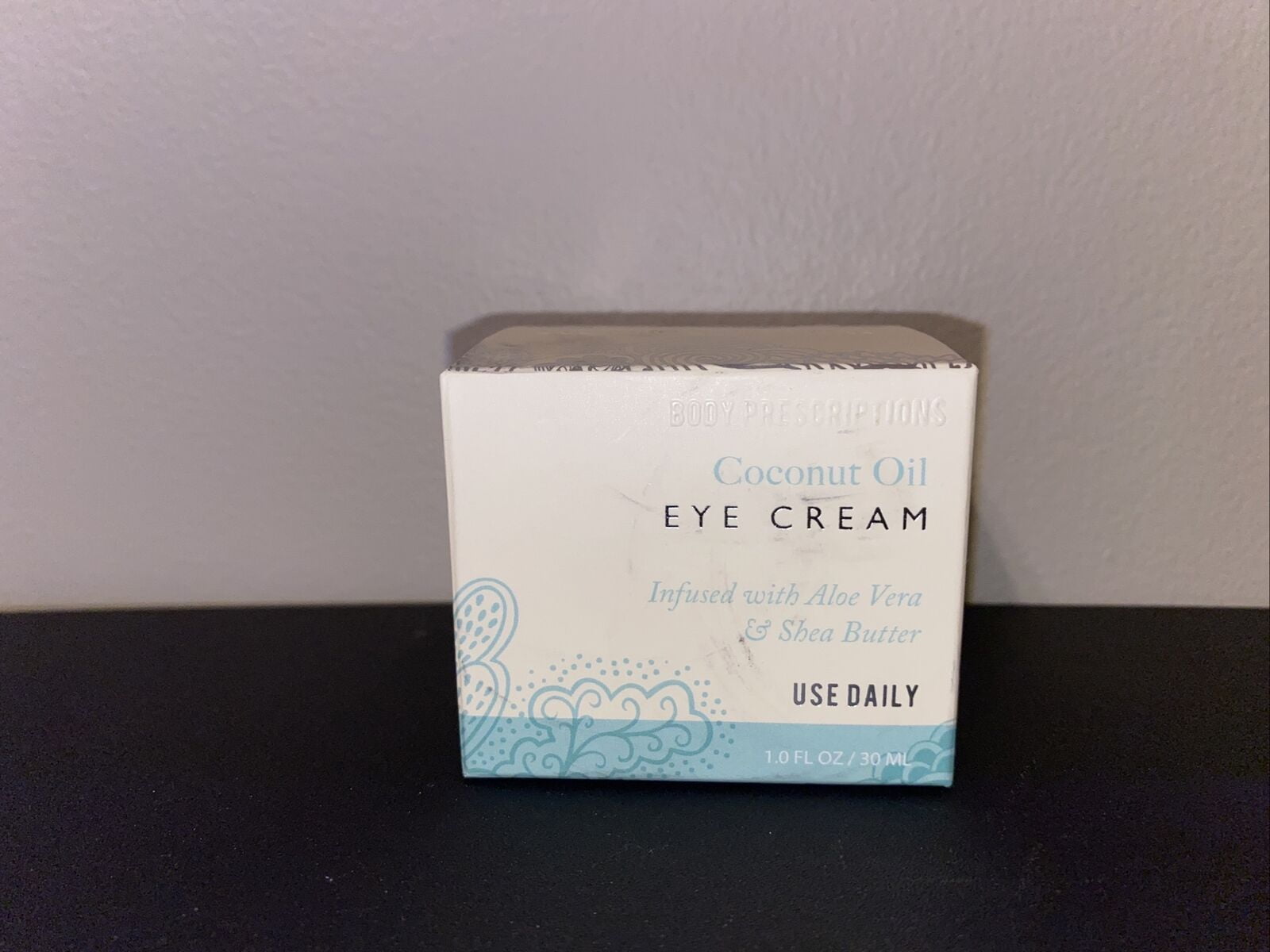 Body Prescriptions Coconut Oil Eye Cream 1 oz Infused w/ Aloe Vera