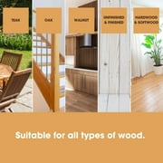 Furniture Clinic Danish Oil | Wood Care for Interior & Exterior Furniture | Restore, Seal & Protect Oak, Pine, Teak & More | Non-Toxic Natural Satin Finish | Repels Water, Stains, Dirt | 8.5oz/250ml