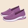 thumbnail image 2 of Wensltd Women Solid Mesh Walking Shoes Comfy Lightweight Slip On Round Toe Casual Shoes, 2 of 8