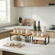 thumbnail image 1 of SONGMICS Estante para Especias, Juego de 2, Organizador de Armario, Especiero de Cocina Extensible, Blanco Nube y Beige Natural, 1 of 8