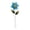🥝 Blue_Base#605, variant on Outdoor Metal Garden Wind Spinner Decoration Stake • Iron Flower Yard Art Ornament • Rotating Petal Landscape Decor for Courtyard, Lawn, Patio