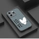 thumbnail image 3 of Ajuste perfecto y máxima protección: estuche plateado mate de doble capa con diseño gráfico moderno para iPhone 15 Pro Max 14 13 12 Pro 11, 3 of 4