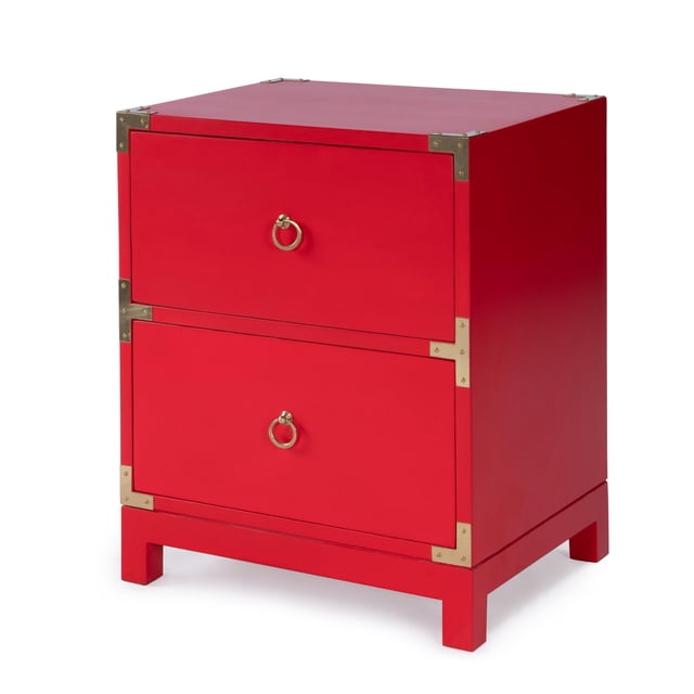 Butler Specialty Butler Loft 2 Drawer Accent Chest In Red