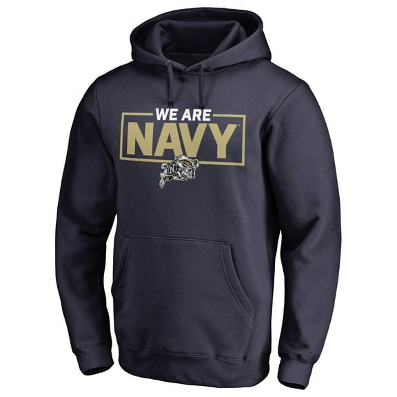 Men's Navy Navy Midshipmen We Are Icon Pullover Hoodie