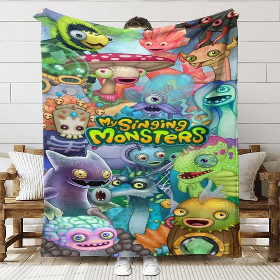 my singing monsters Throw Blanket Gifts for Fans Lover Girls Boys Women Present Hoodie Him Bed 30"x40"