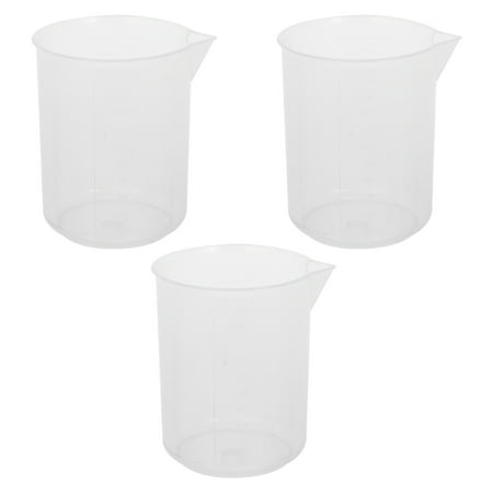 

NUOLUX 3Pcs 1000ML Graduated Measuring Cup Liquid Measuring Cup for Home Laboratory