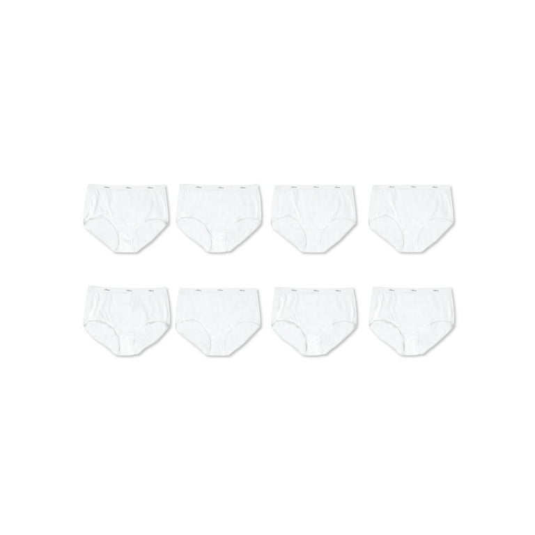 Hanes Women's SUPERVALUE Cotton Brief Underwear, 6+2 Bonus