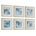 thumbnail image 5 of Uttermost Fresh Start Blue Abstract Prints Set of 6, 5 of 14