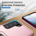 thumbnail image 6 of for Samsung Galaxy S21 Plus Case Galaxy S21+ Case with Kickstand  Magnetic Ring Rugged Protective Military Grade Shockproof Case for Galaxy S21 Plus Phone Case (Pink), 6 of 9