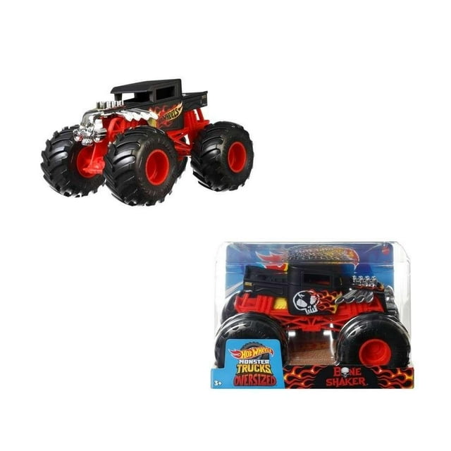 Vehículo de Juguete Hot Wheels Monster Trucks Bone Shaker Escala 1:24