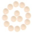 thumbnail image 2 of 15 pelotas suecas para stickhandling, de madera, sin terminar, antirrebote, para entrenamiento de floorball, para hockey callejero, 2 of 8