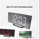 thumbnail image 2 of Bearachild Reloj despertador digital con pantalla LED y espejo para niños, pantalla LED con espejo curvo único Electrodomésticos, 2 of 6