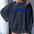 thumbnail image 4 of Women Crew Neck Pullover Women's Sweatshirt with Pockets No Hood Ladies Fashion Casual Letter Printed Round Neck Long Sleeve Festival Sweatshirt Lightweight Hoodie Xxl, 4 of 5