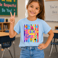thumbnail image 5 of Godmerch Second Grade Shirt for Kids Cute Colorful Crayon Stars Back to School Graphic T Shirt, 5 of 6