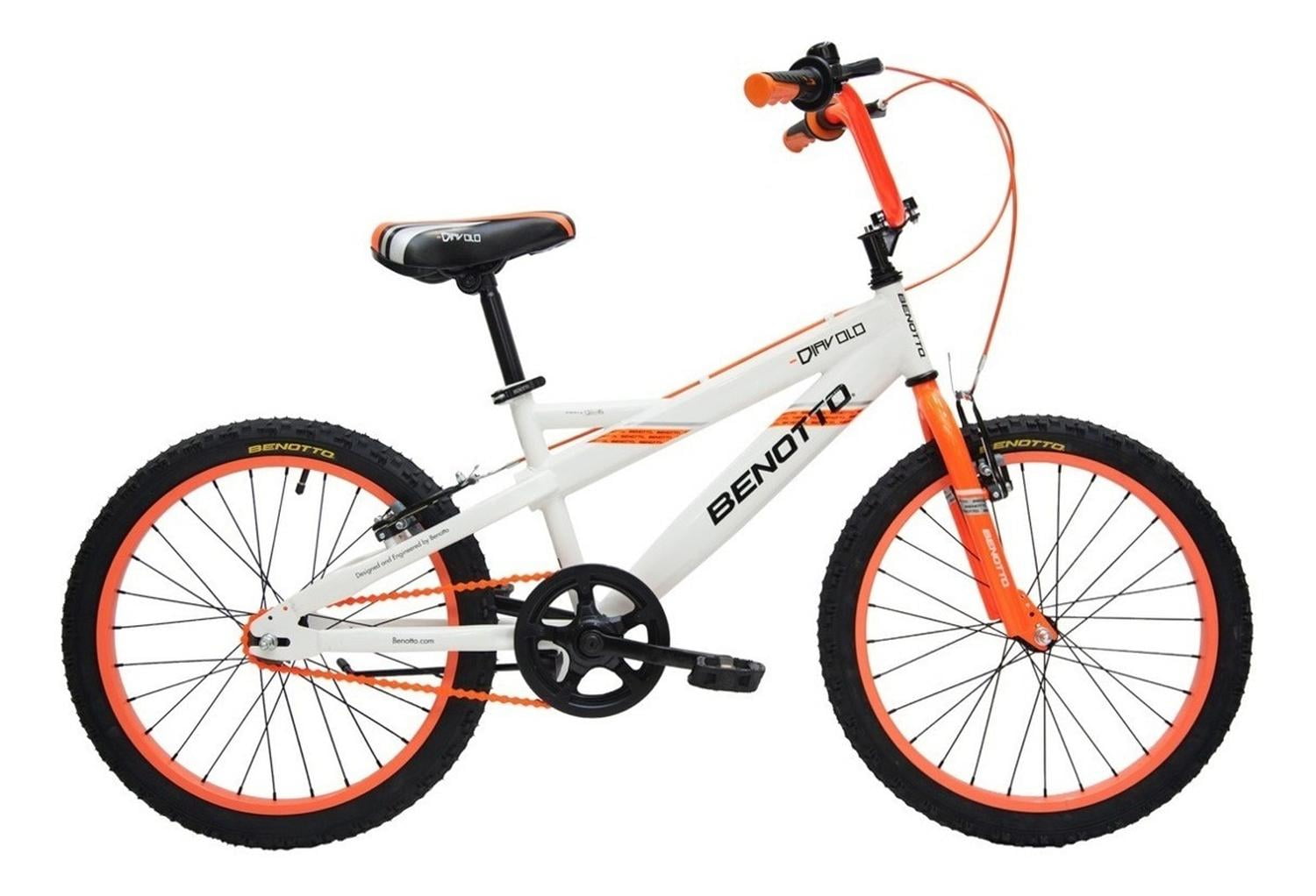 Bicicleta Benotto Diavolo R20 1V Frenos V Blanco | Walmart en línea
