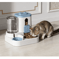thumbnail image 6 of 2-in-1 Automatic Pet Feeder & Water Dispenser 2L Food 1L Water Large Capacity Gravity Self Feeding Bowl Anti-Overflow Siphon Waterer Easy to Clean for Dogs & Cats Indoor Outdoor Use, 6 of 6