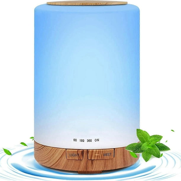 Essential Oil Diffuser- 300ml Aroma Diffuser Humidifier, Anion Air Diffuser with 7 Colorful Led Lights, with Cool Mist