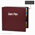 thumbnail image 5 of Carstens 4-Inch Heavy Duty 3-Ring Binder for Medical Care Plans - Side Opening, Wine, 5 of 5