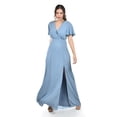 thumbnail image 5 of Vestido largo con abertura Roman Fashion /Juvenil, 2010 (Azul claro) azul ECH, 5 of 5