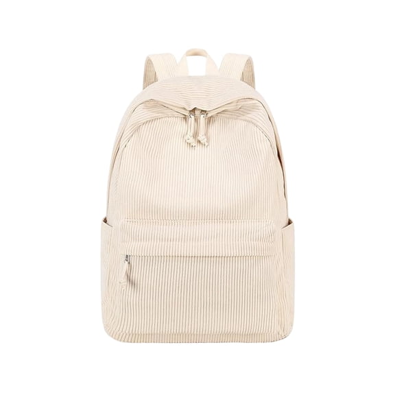 Sweet Tiny Strawberry Print Nylon School Rucksack, Adjustable Padded Shoulder Strap Wear Resistant Backpack, Minimalist Aesthetic Bookbag for Teen Girls Daily Outdoor Activities