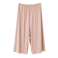 thumbnail image 5 of 2 Pcs Women Culotte Half Slips Seamless Bloomer Pettipants Wide Leg Pants Liner Slip Shorts, 5 of 7